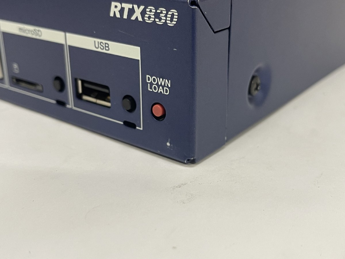 中古】YAMAHA RTX830 ギガアクセスVPNルーター ファーム最新 Rev.15.02 