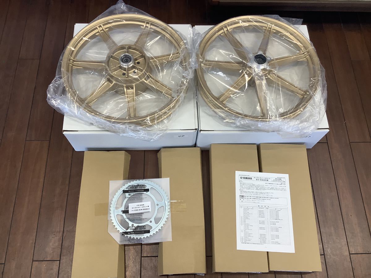 ☆新品☆SR400 ワイズギアキャストホイール ゴールド (セット)｜売買 