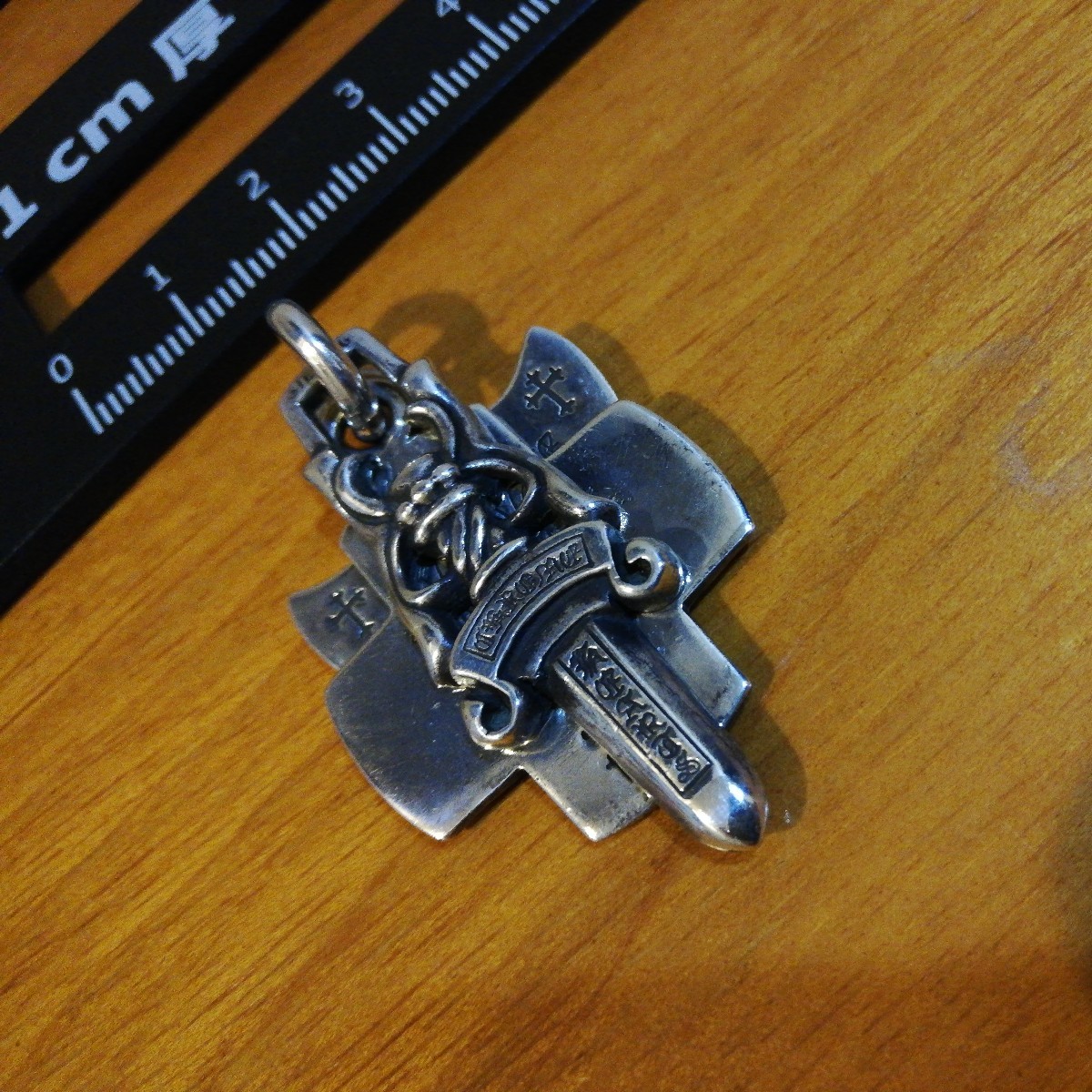CHROME HEARTS 1998当時物 スリートリンケッツ シルバーネックレス 