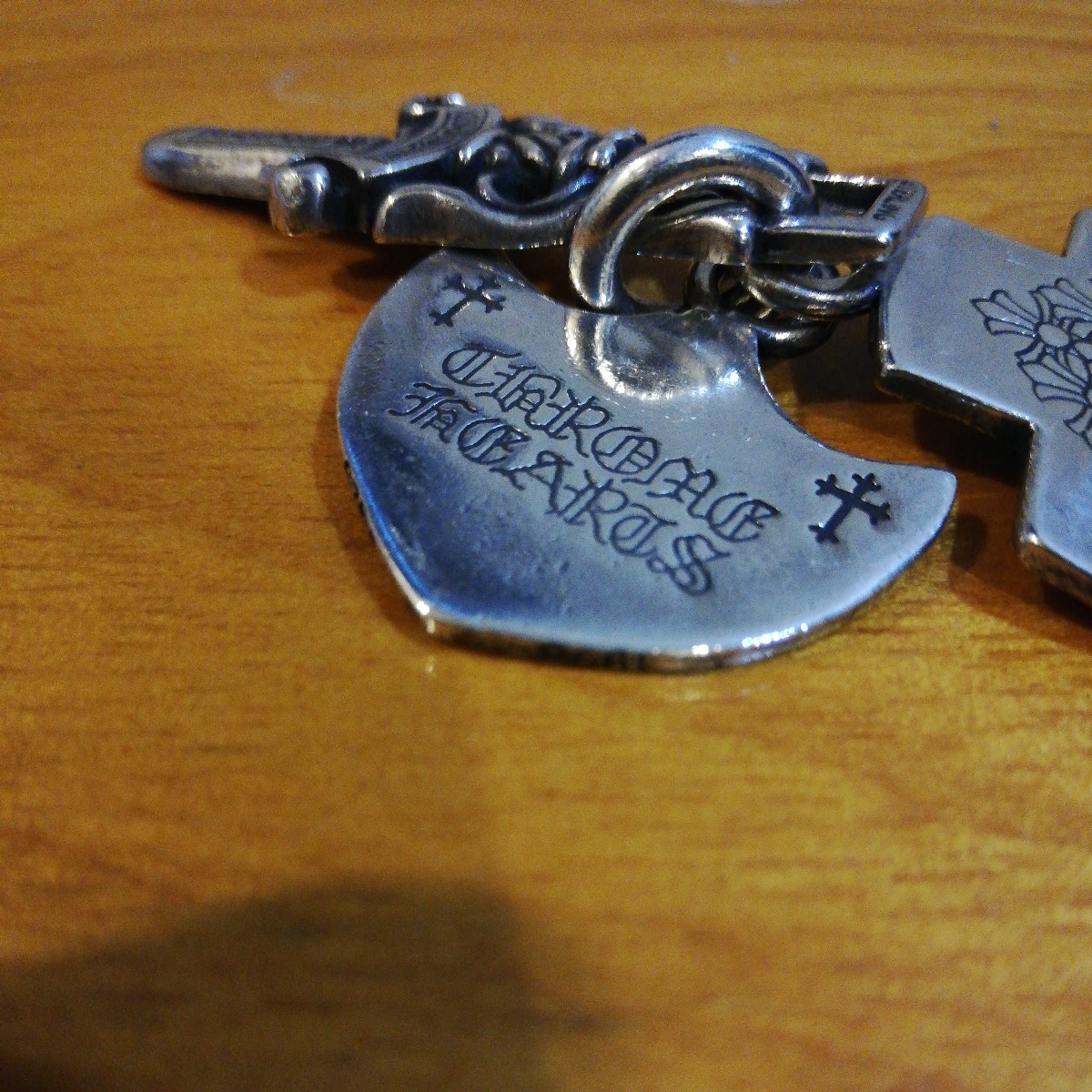 CHROME HEARTS 1998当時物 スリートリンケッツ シルバーネックレス 