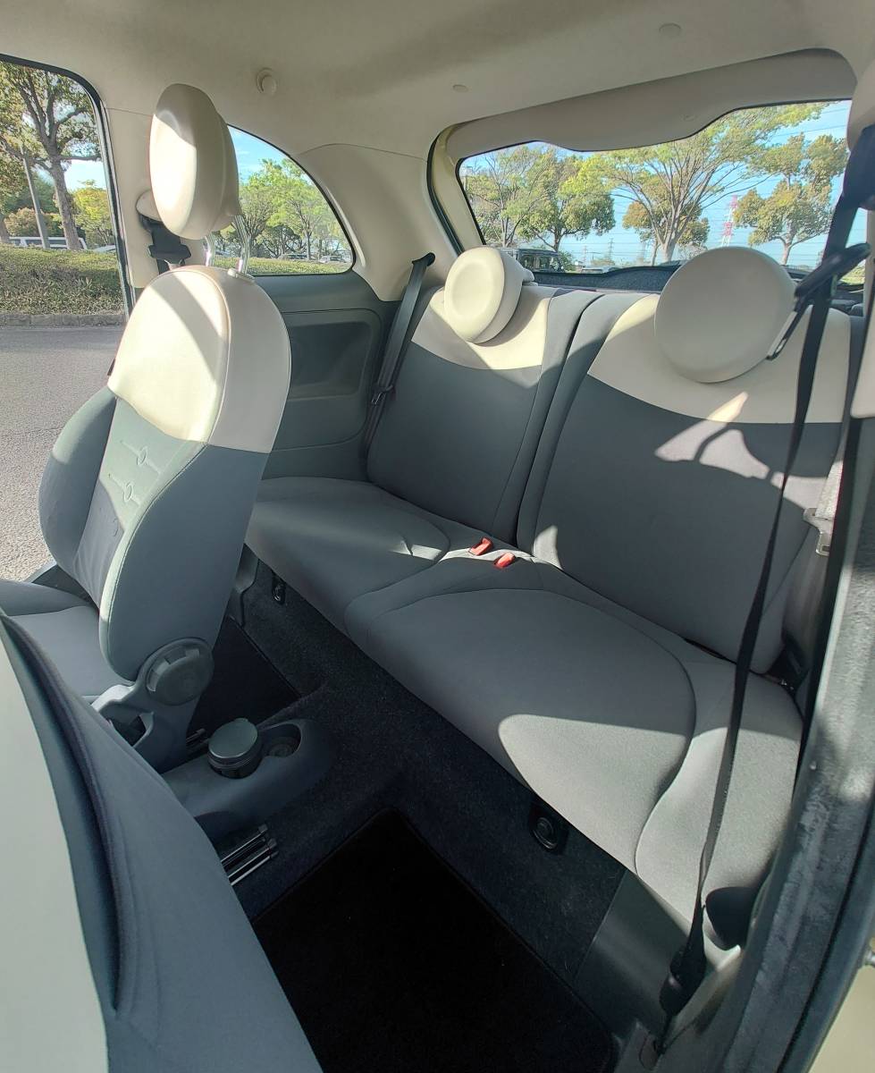 得価,HOT 平成22年2月 FIAT500 1.2 8V バニライエロー 150台限定車 走行52000km ワンオーナー タイミングベルトその他交換ディーラー 予備検査2年付