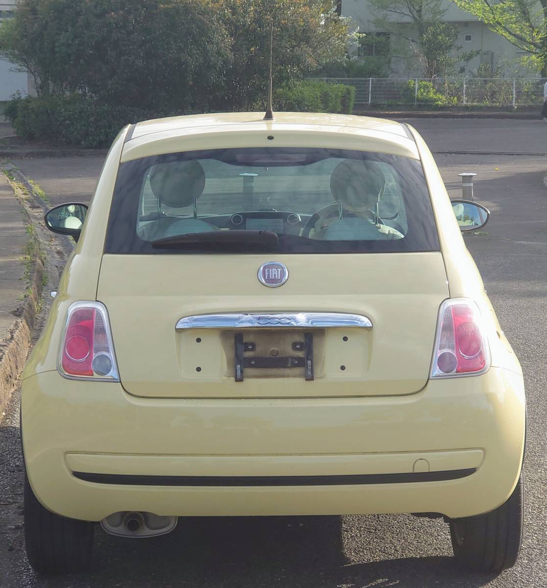 得価,HOT 平成22年2月 FIAT500 1.2 8V バニライエロー 150台限定車 走行52000km ワンオーナー タイミングベルトその他交換ディーラー 予備検査2年付