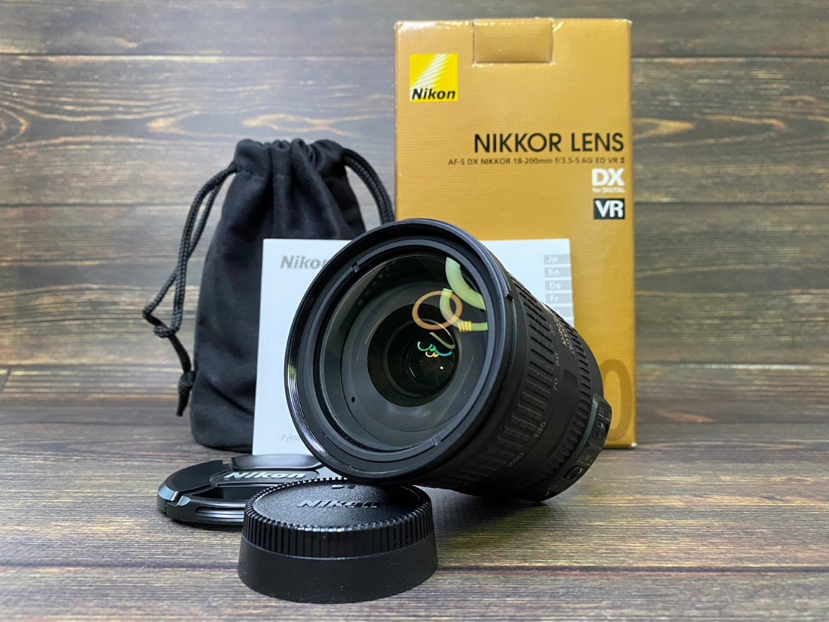 18-200mm AF-S DX VR Nikon NIKKOR ED f⁄3.5-5.6G G II : ニコン