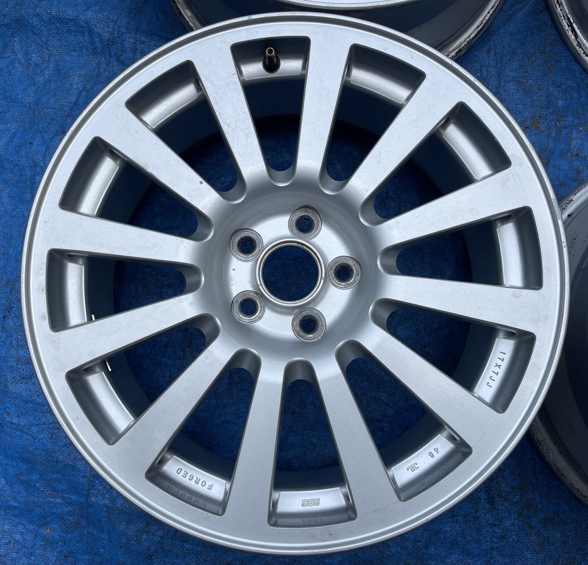 スバル 純正 BBS 鍛造 FORGED 軽量 純正OP オプション 17 7J +48 5穴 