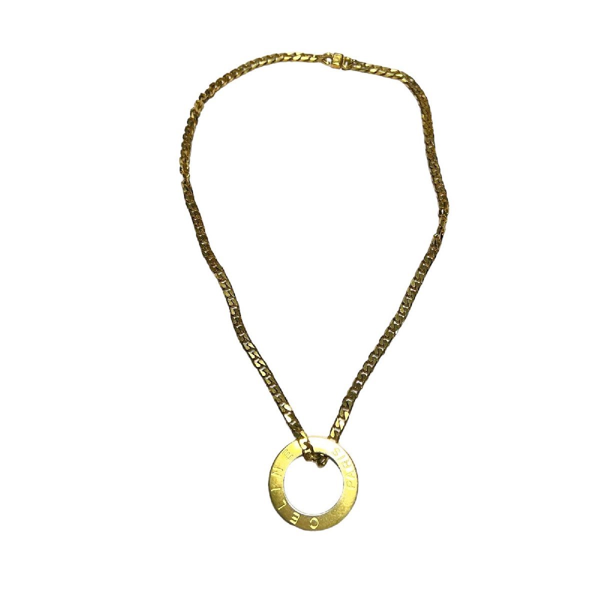 ✨美品✨セリーヌ トリオンフ ロング チェーン ネックレス ゴールド 
