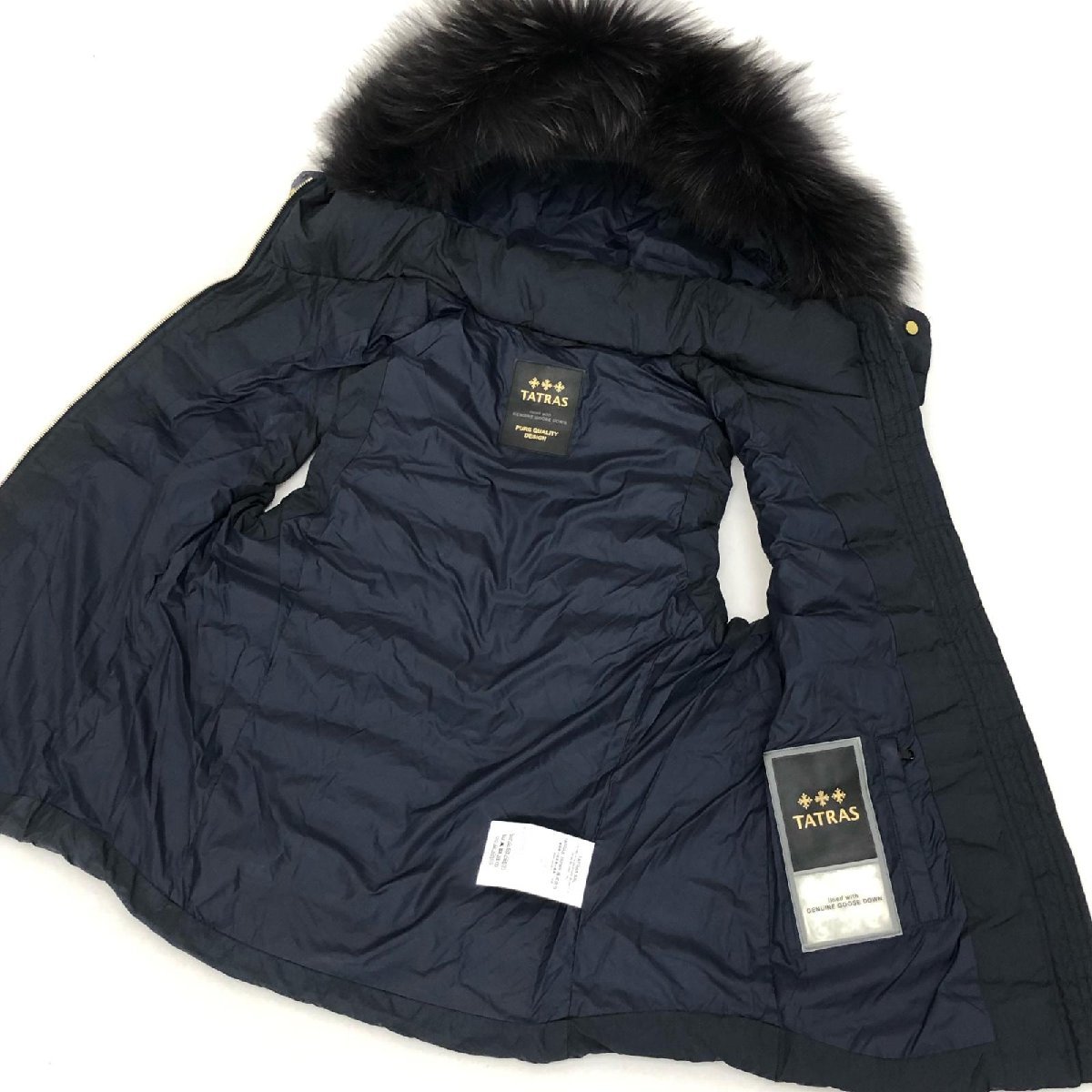 国内正規品 TATRAS タトラス ダウンベスト ナイロン ダウン×フェザー 