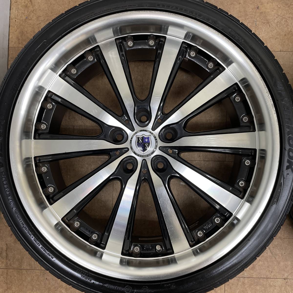 STEINER S/S 19インチ 8J +38 5穴 PCD114.3 225/45ZR19付き 4本セット 