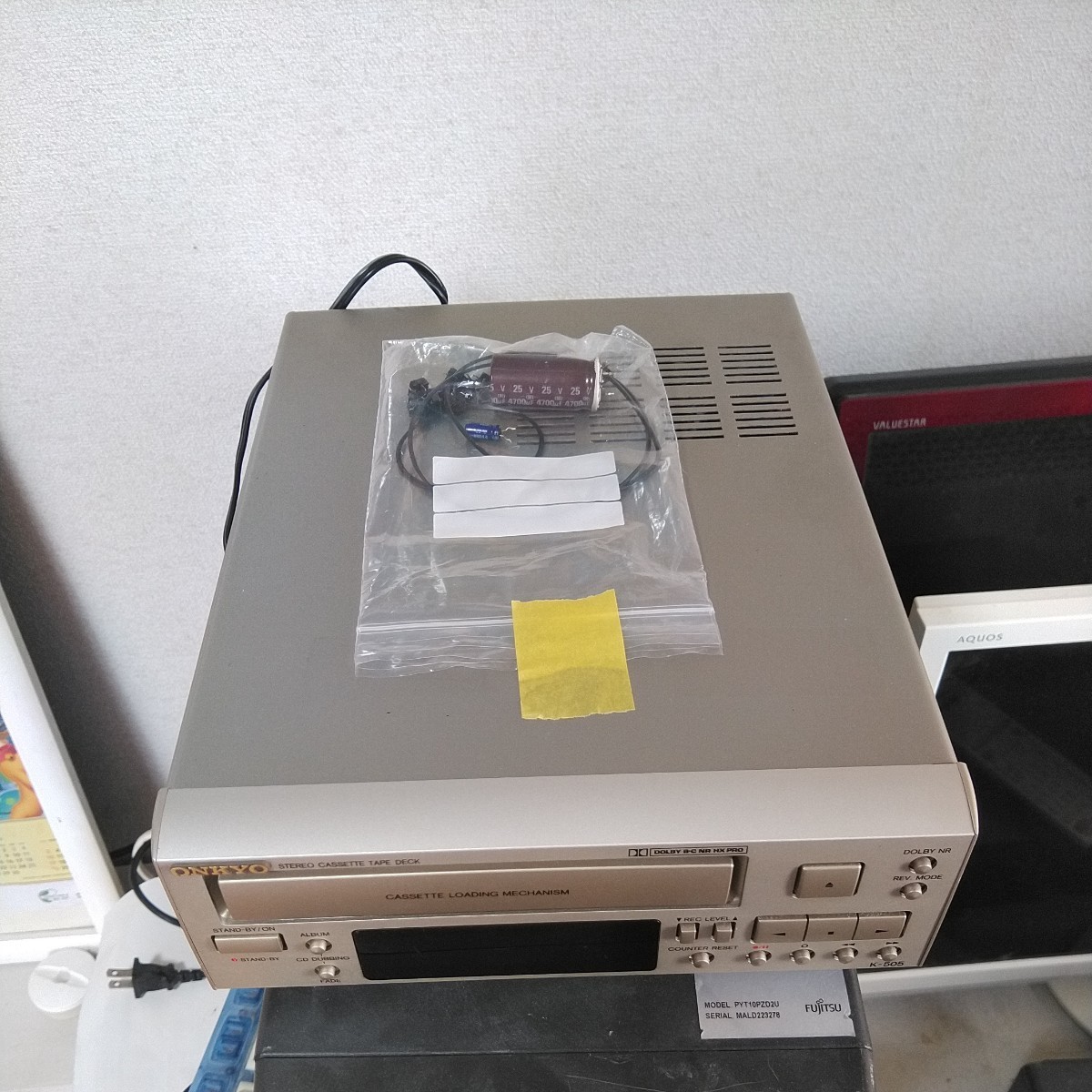 ONKYO K-505 カセットデッキ オンキョー デッキ カセット 音響機材