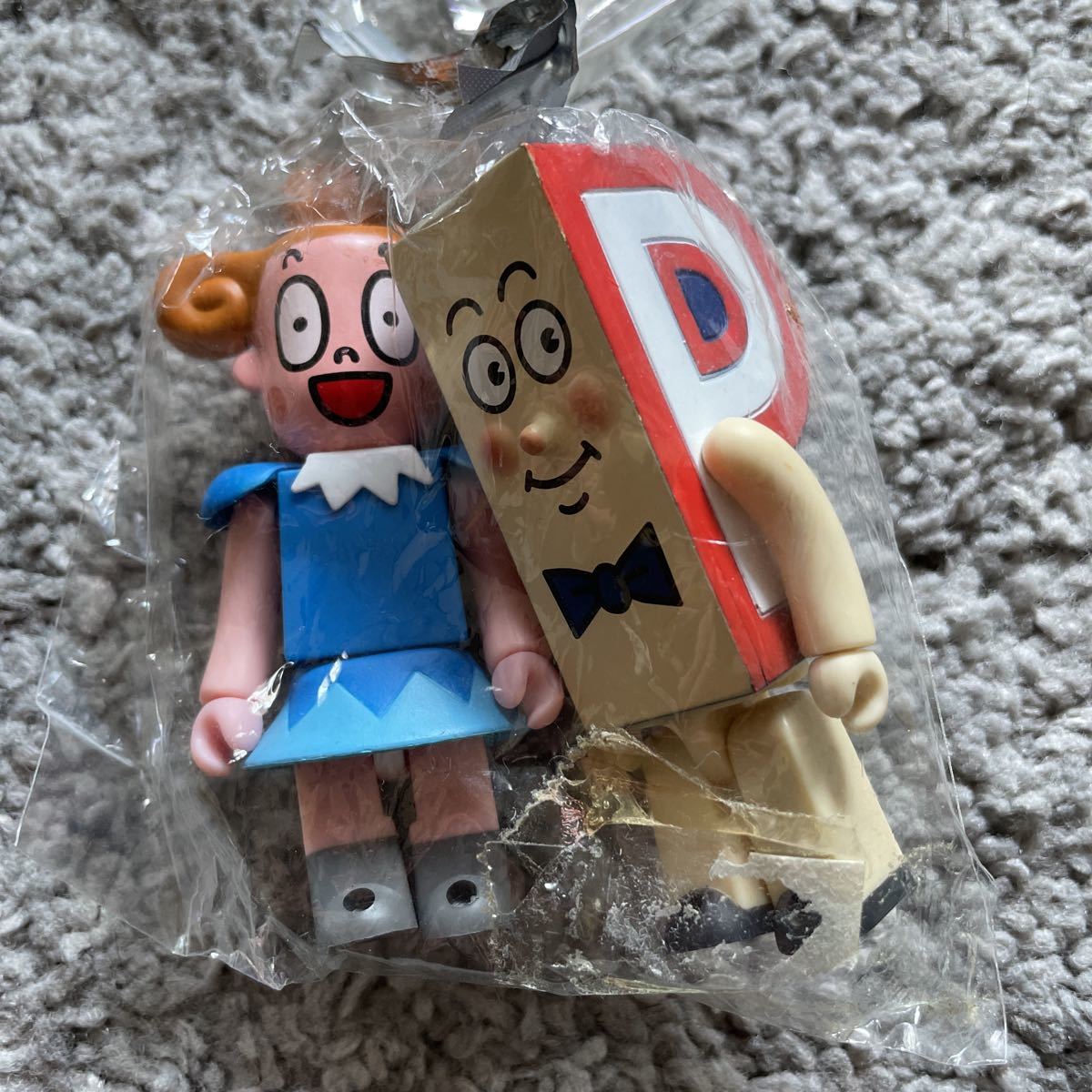 未使用展示品 ポンキッキーズ Pちゃん ピーちゃん コニーちゃん 2体