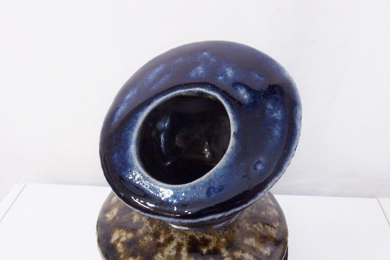 LOEWE購入 濱田友緒(祖父:人間国宝 浜田庄司) 益子焼 濱田窯 藍鉄