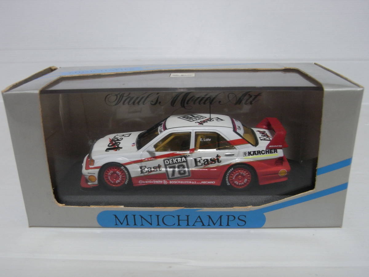 最安値，大得価 1/43 MINICHAMPS Mercedes 190 Evo2 DTM 1993 E.Lohr メルセデスベンツ ミニチャンプス MIN933131(レーシングカー)｜売買されたオークション情報、yahooの商品情報をアーカイブ公開 - オークファン レーシングカー