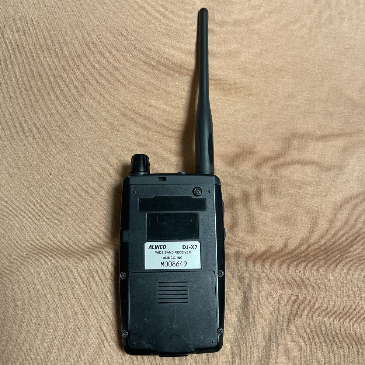 DJ-X7 ALINCO 広帯域受信機 カードサイズレシーバー アルインコ - 薄型