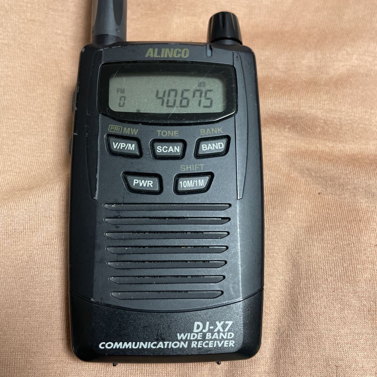DJ-X7 ALINCO 広帯域受信機 カードサイズレシーバー アルインコ - 薄型
