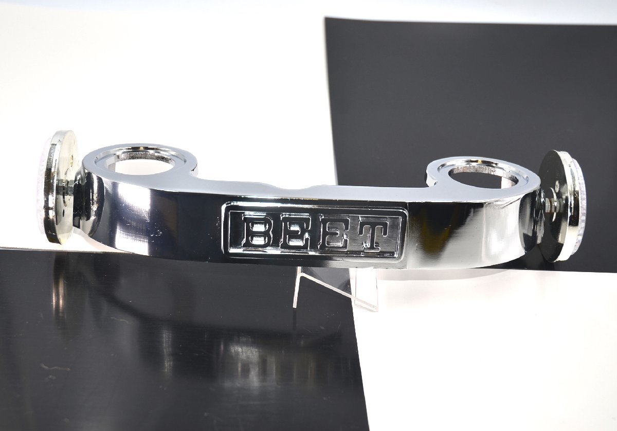 GS400 GS400E BEET メッキ ステムカバー サイドリフレクター付き 絶版旧車 SUZUKI カスタム ドレスアップ 検/GS425 GSX250E GSX400E ザリ