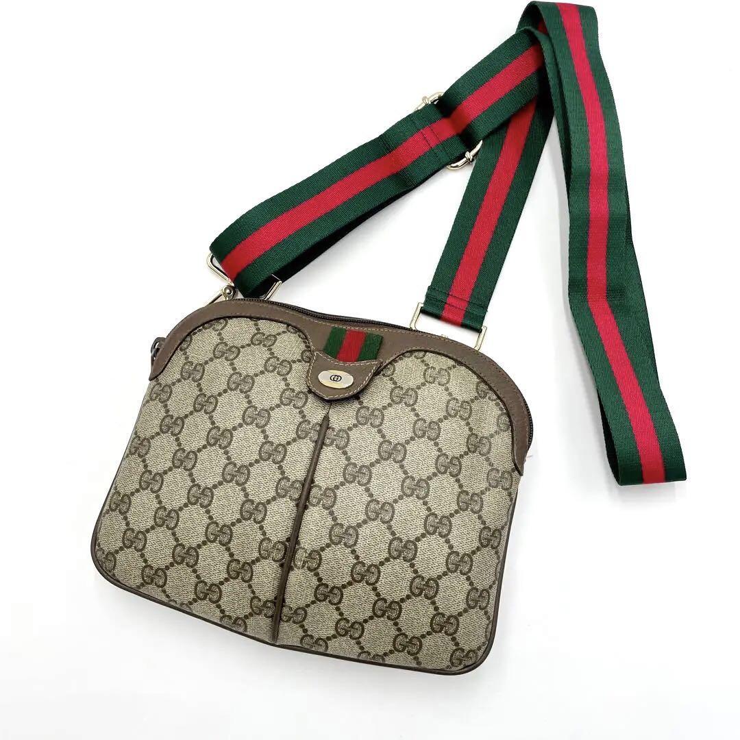 GUCCI グッチ シェリーライン ショルダーバッグ 2way 肩掛け GG 【公式