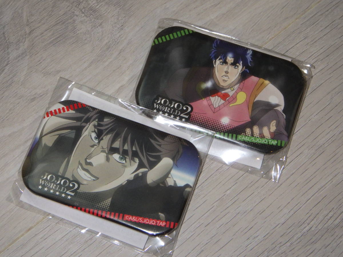 JOJO WORLD2・ナムコパークス・WEBミニゲーム限定景品・カド丸缶バッジ