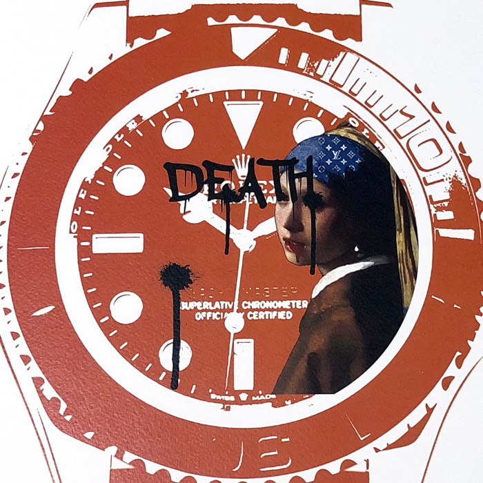 世界限定100枚 DEATH NYC フェルメール「真珠の耳飾りの少女」ROLEX