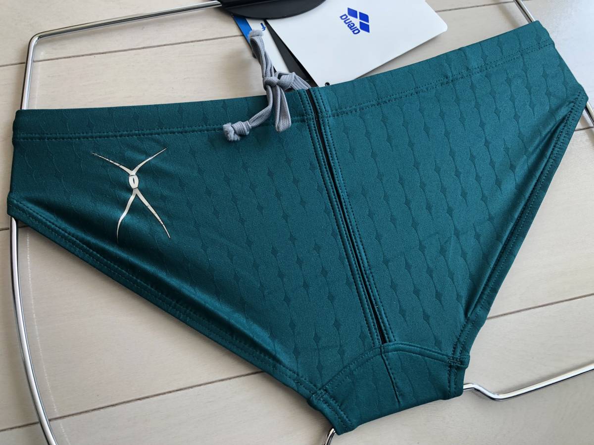 arena NUX-f ニュークス ARN-6015 高光沢DGRNグリーン Sサイズ 競パン 