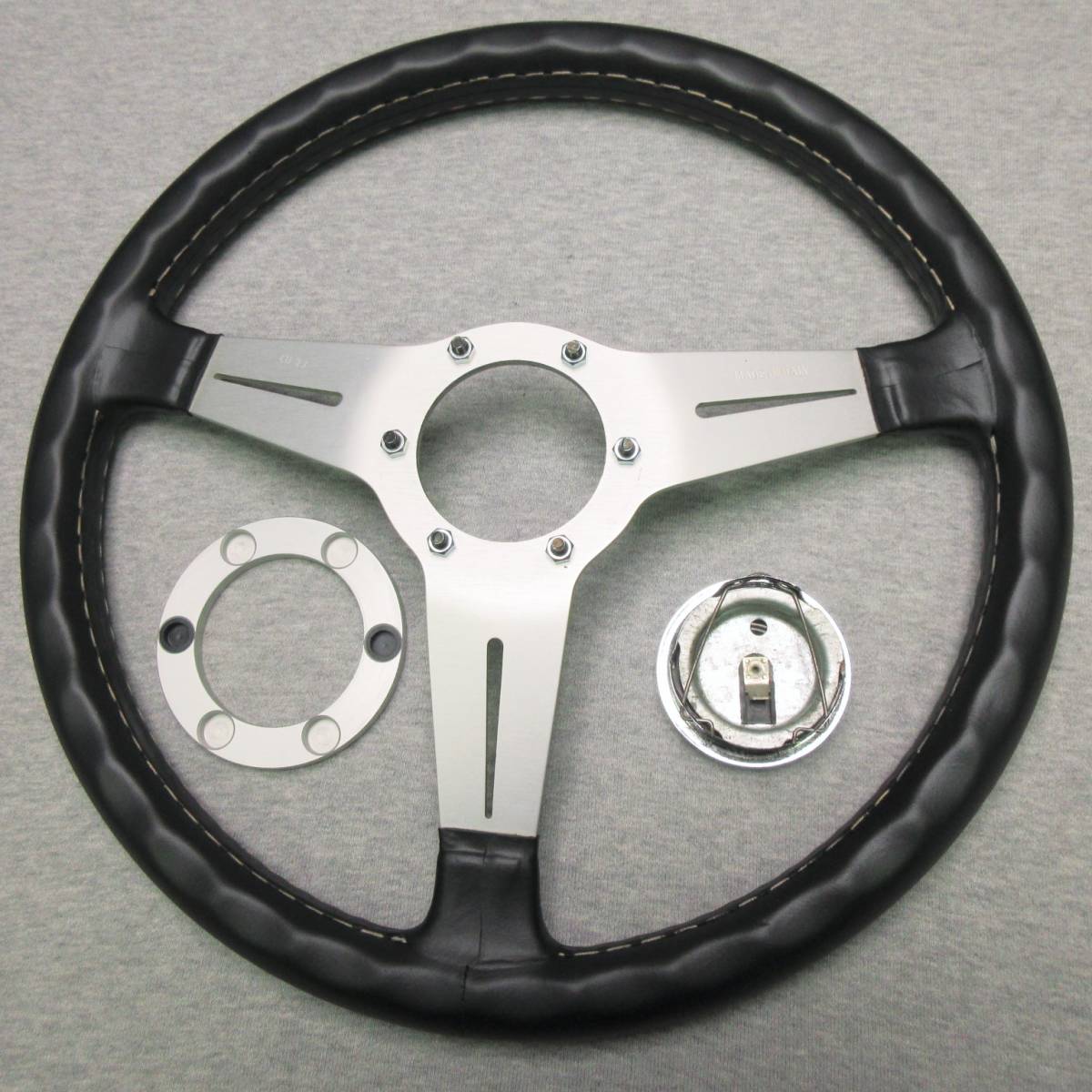 ナルディ クラシック NARDI シルバースポーク レザー オールド 0 36.5φ 