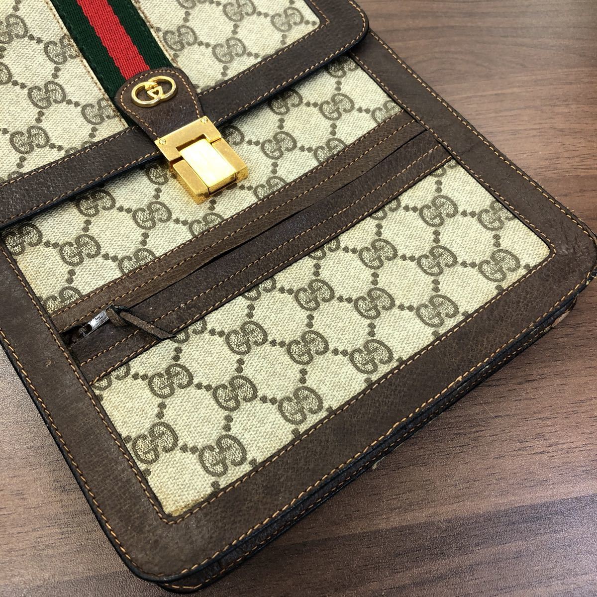 1円スタート】 オールド グッチ パフューム ヴィンテージ ショルダー 