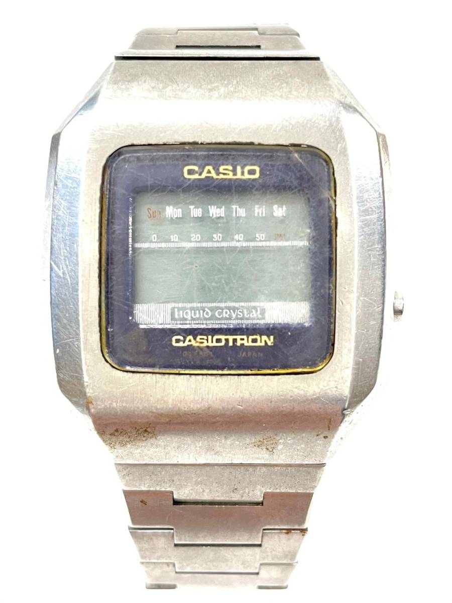 H2*3　CASIO　カシオ　CASIOTRON　カシオトロン　LIQUID CRYSTAL　04-501　デジタルウォッチ　メンズ腕時計
