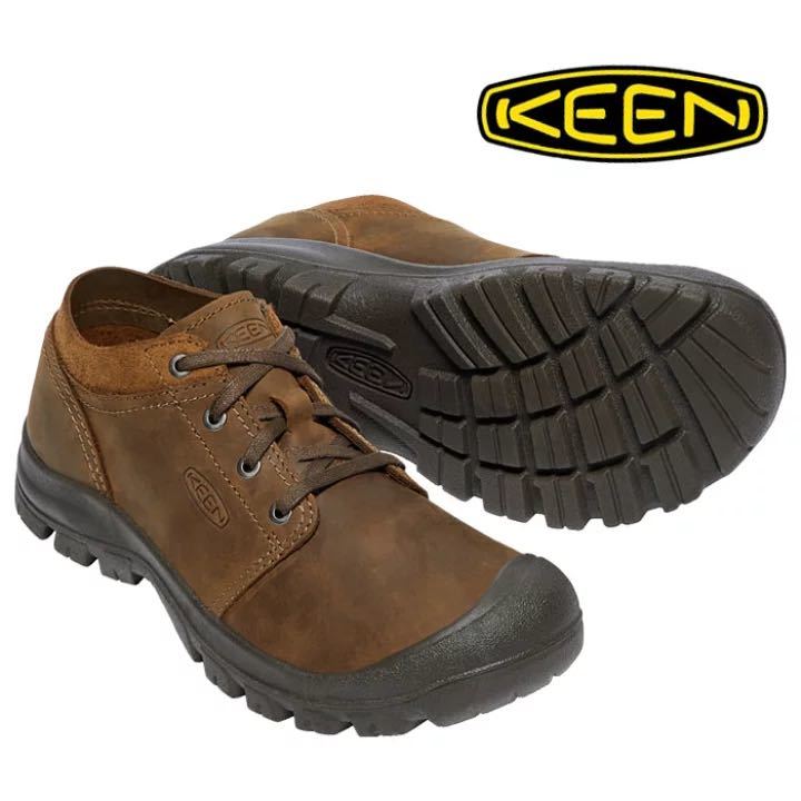 【美品　定価15400円　本革】キーン　グレイソン オックスフォード エフジー　KEEN ブラウン