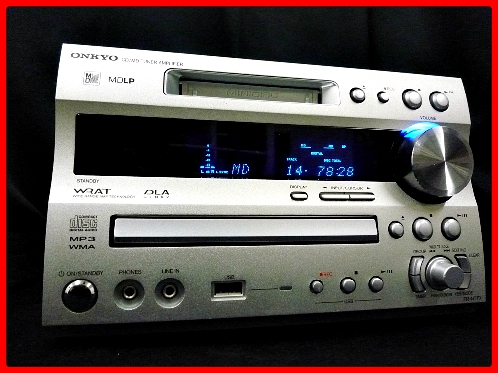 ☆ONKYO CD/MDチューナーアンプシステム X-N7NX(D)☆ジャンク M♢ONKYO