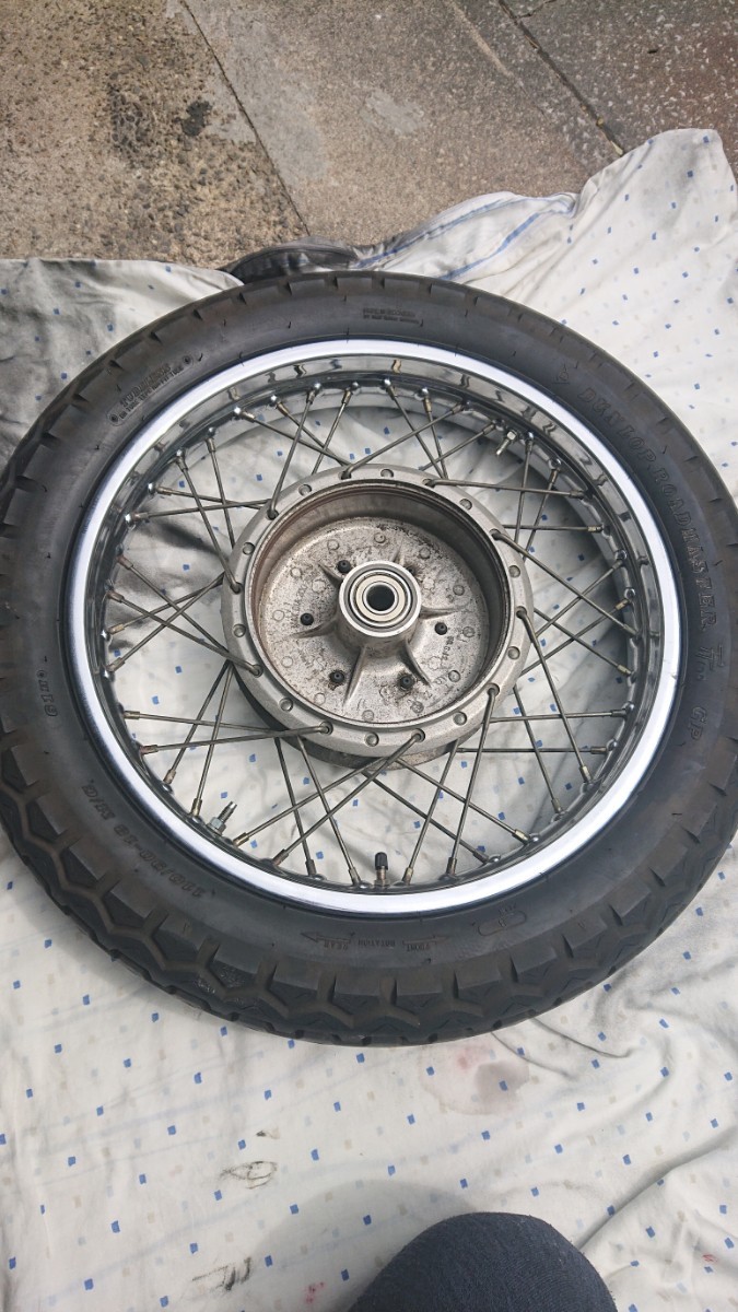 Z1000P，KZ1000ポリス フロントホイール，ディスク 18×2.15 (Z1000J