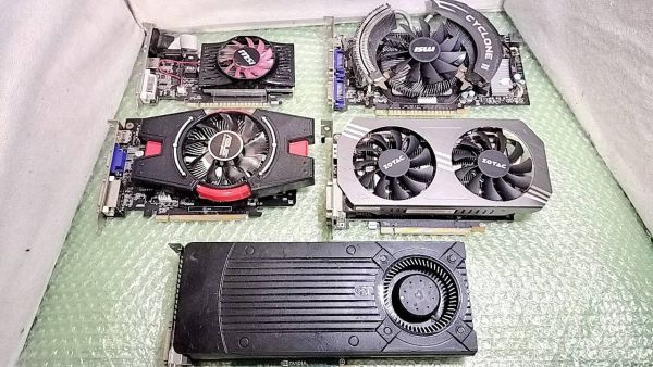 J4 ジャンク 5台 まとめ グラフィックボード PCI Express GTX 650 550 