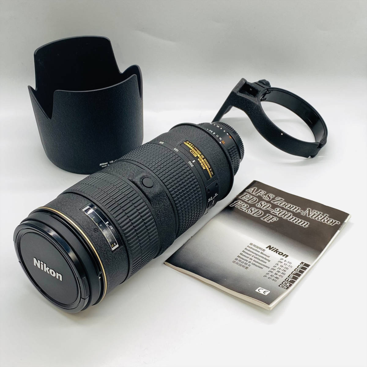 Nikon ニコン ED AF-S NIKKOR ニッコール 80-200㎜ 1:2.8 D 現状品 9607-