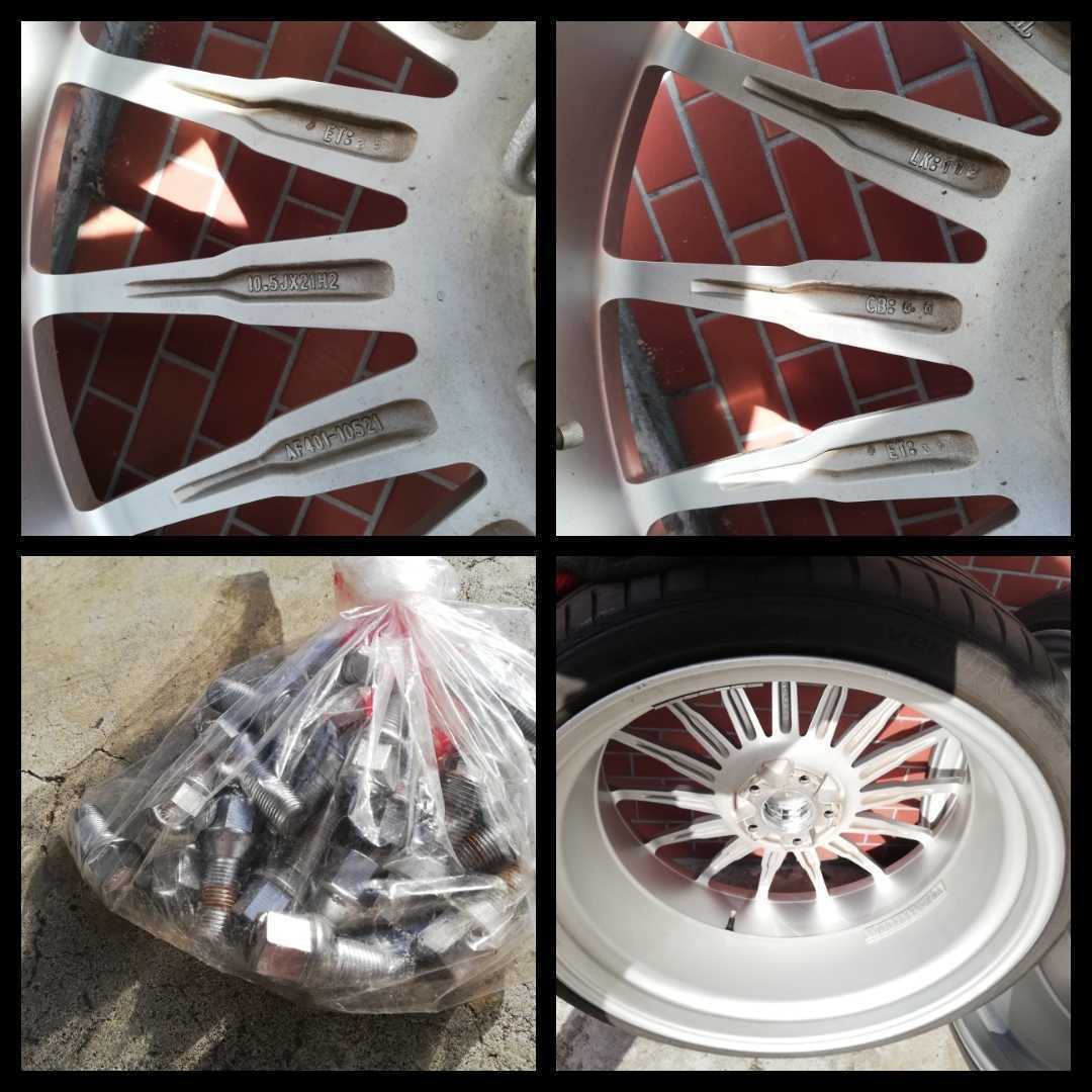 artFORM AF401 21インチ 10.5J ET35 5穴 PCD112 ハブ66.6 ナット付 
