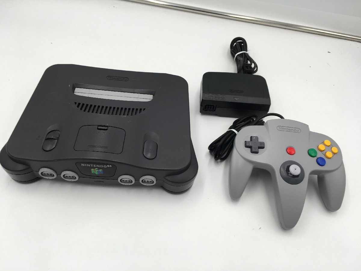 ♪▲【Nintendo ニンテンドー】NINTENDO64 本体/周辺機器 計3点セット NUS-001(JPN) 他 まとめ売り 0412 2