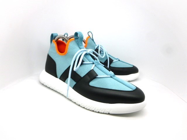 ◆本物保証◆エルメス/HERMES◆メンズ◆2022年(122，100円)/デュエル/クルー/スニーカー/シューズ/靴/26.5～27㎝(42)★☆新品同様(箱付)☆★