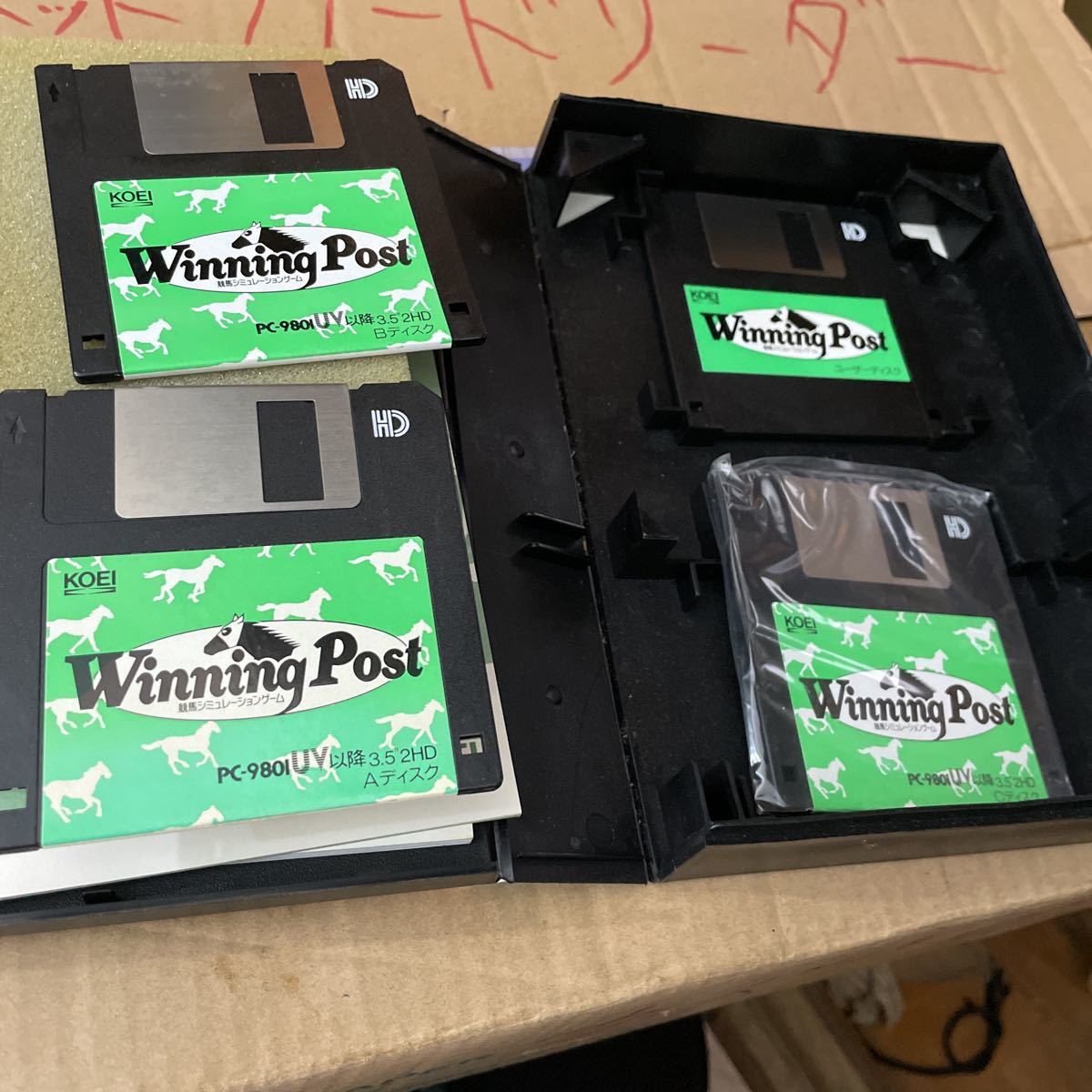 美品 PC9801UV以降 ウイニングポスト winning post PCゲーム PC98 箱 