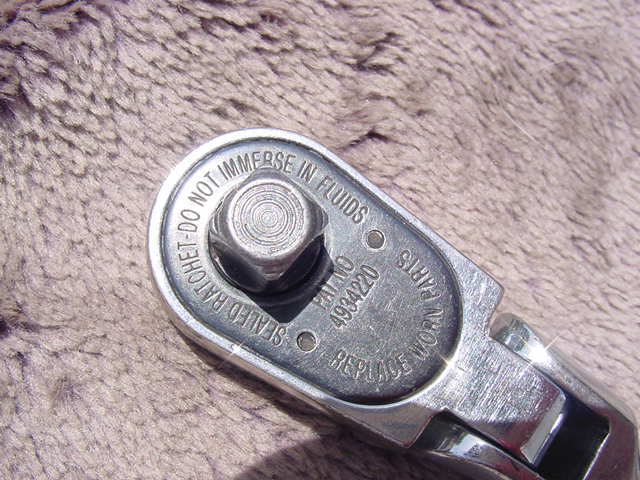 Snap-on 3/8" Drive Flex Head Chrome Ratchet F831