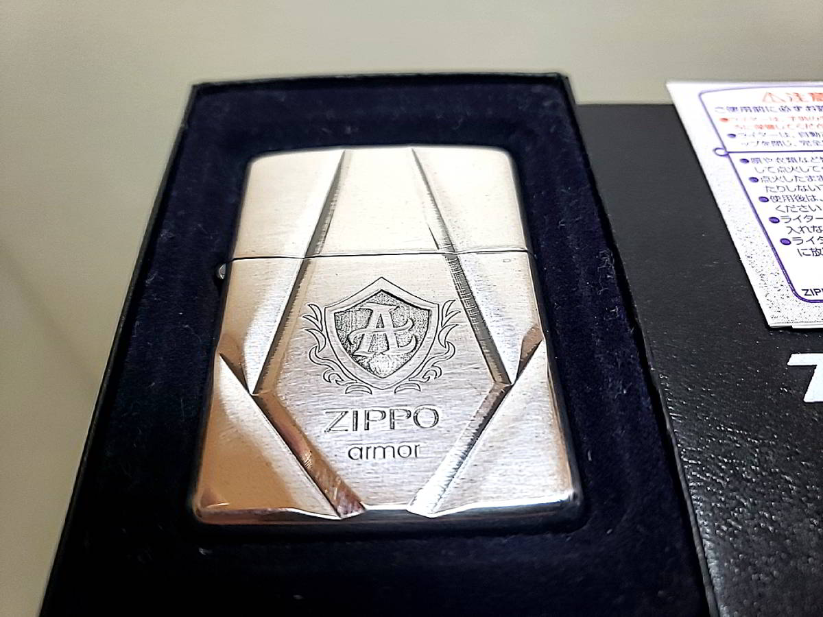 zippo アーマー　armor ロゴ　深彫り　2006年製 ZIPPO アーマー ジッポーライター
