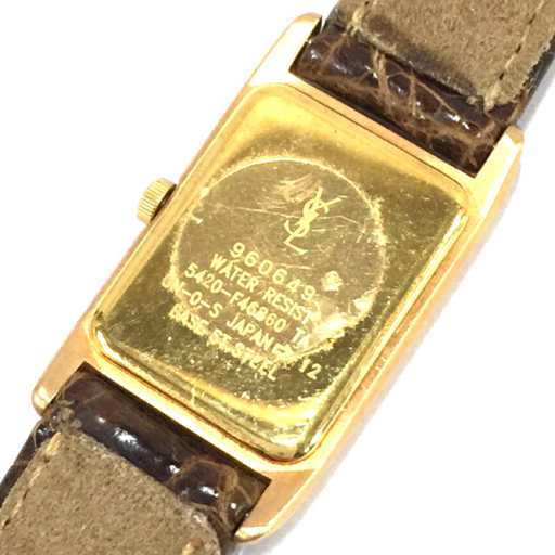 YVES SAINT LAURENT イヴ・サンローラン 腕時計 スクエア 送料360円