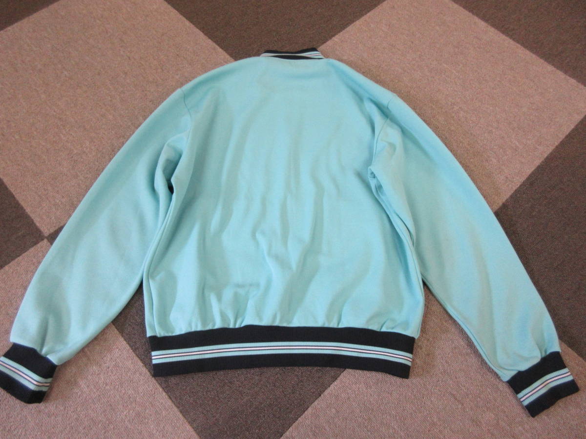 80s90s adidas ジャージ M ミントグリーン デサント 日本製 トラック 
