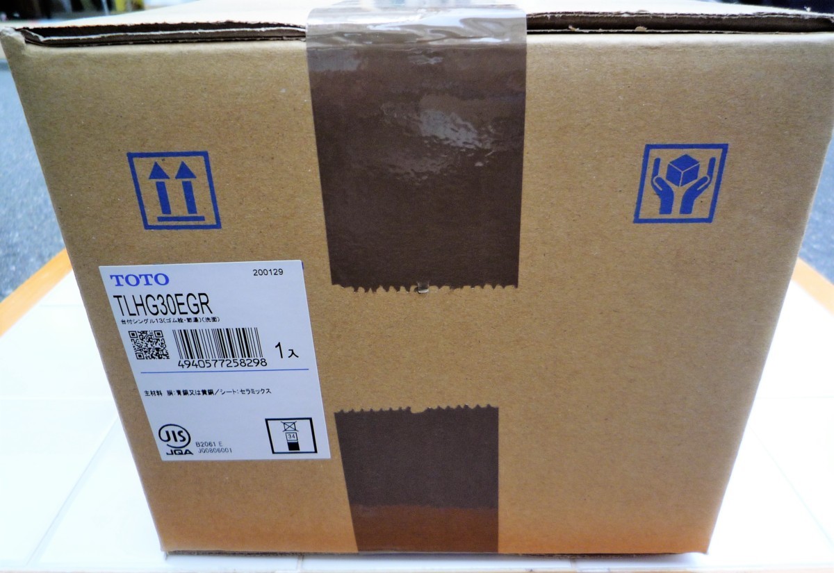 さかな ☆TOTO TLHG30EGR 台付シングル13 混合水栓 洗面所用 シングルレバー