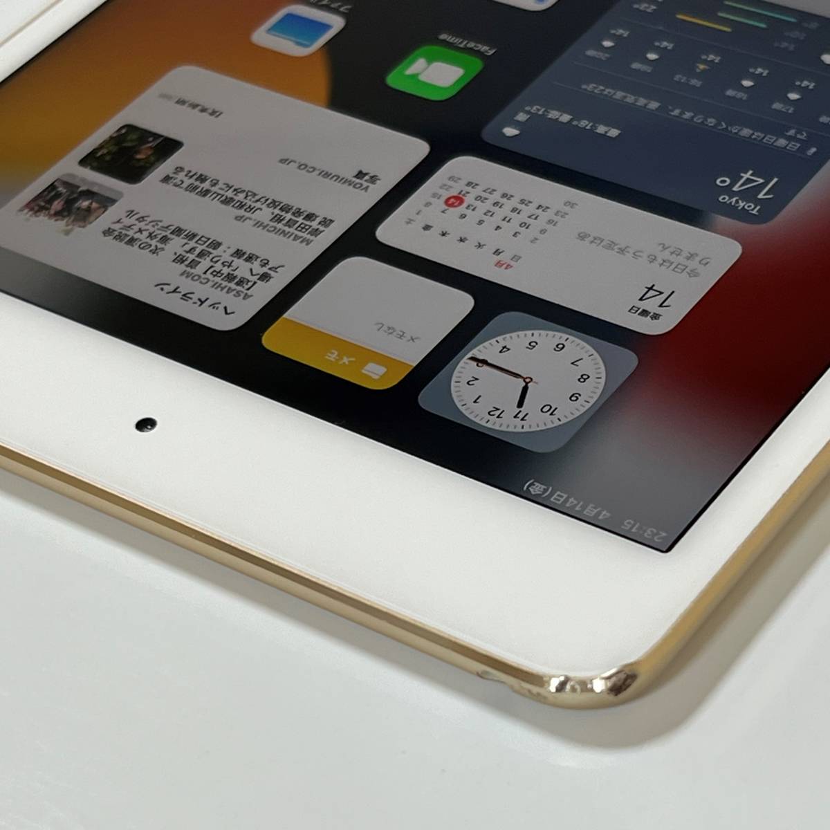 Apple iPad mini 4 ゴールド 128GB MK9Q2J/A Wi-Fiモデル iOS15.7.3 