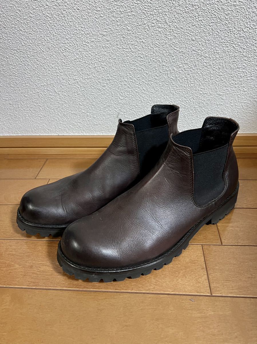 パドローネ サイドゴアブーツ（ウォータープルーフ）ビブラムソール　サイズ:42（27㎝）