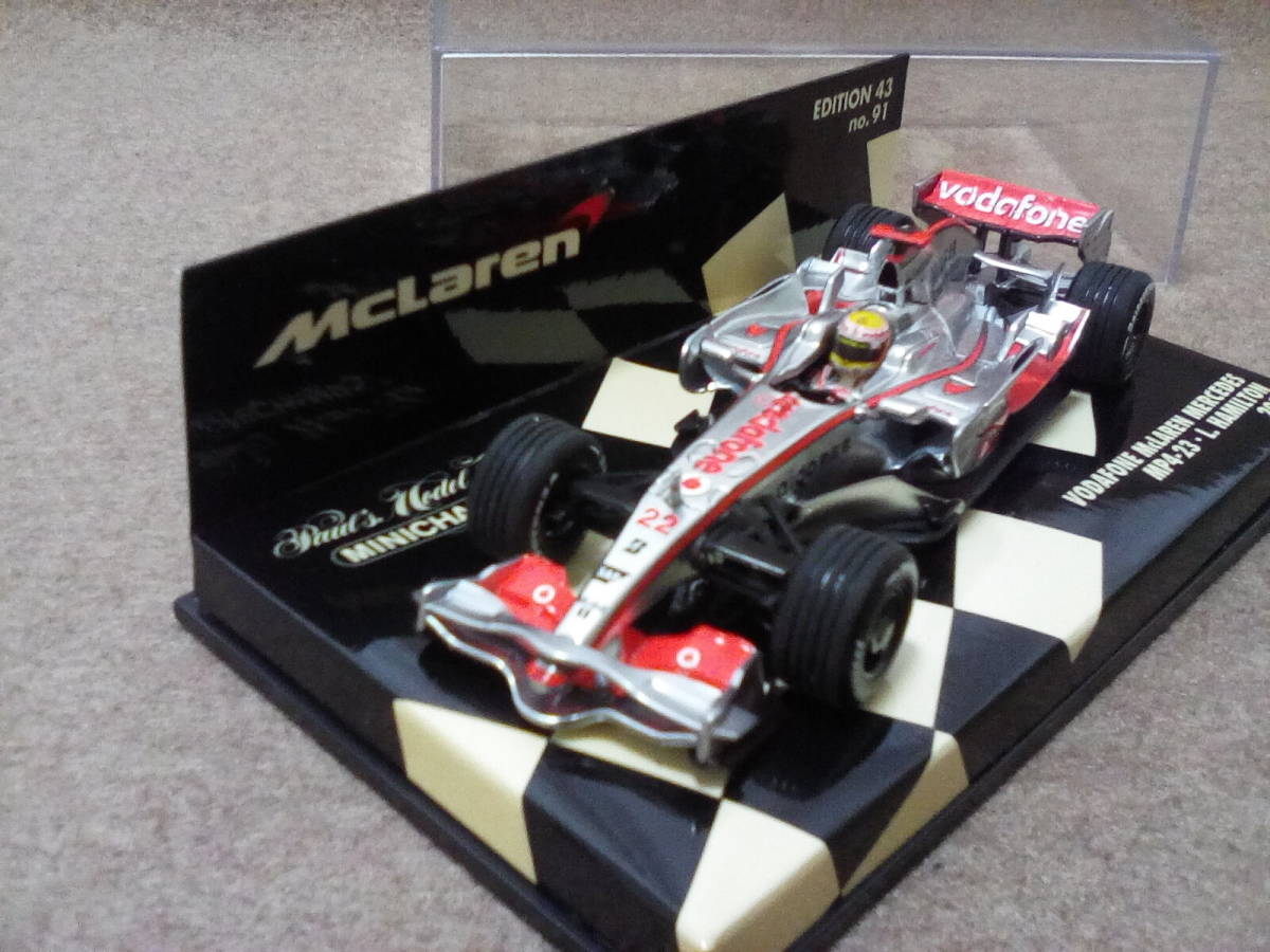 1/43 マクラーレンメルセデス MP4-23 2008 L.ハミルトン #22 ワールド