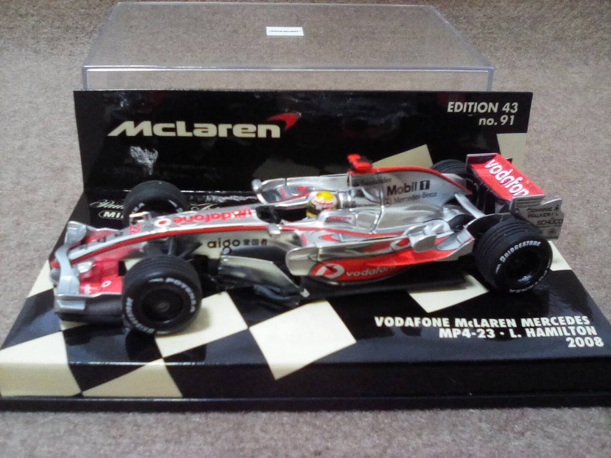 1/43 マクラーレンメルセデス MP4-23 2008 L.ハミルトン #22 ワールド