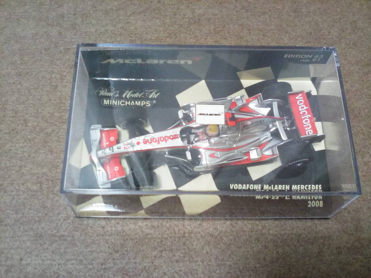 1/43 マクラーレンメルセデス MP4-23 2008 L.ハミルトン #22 ワールド