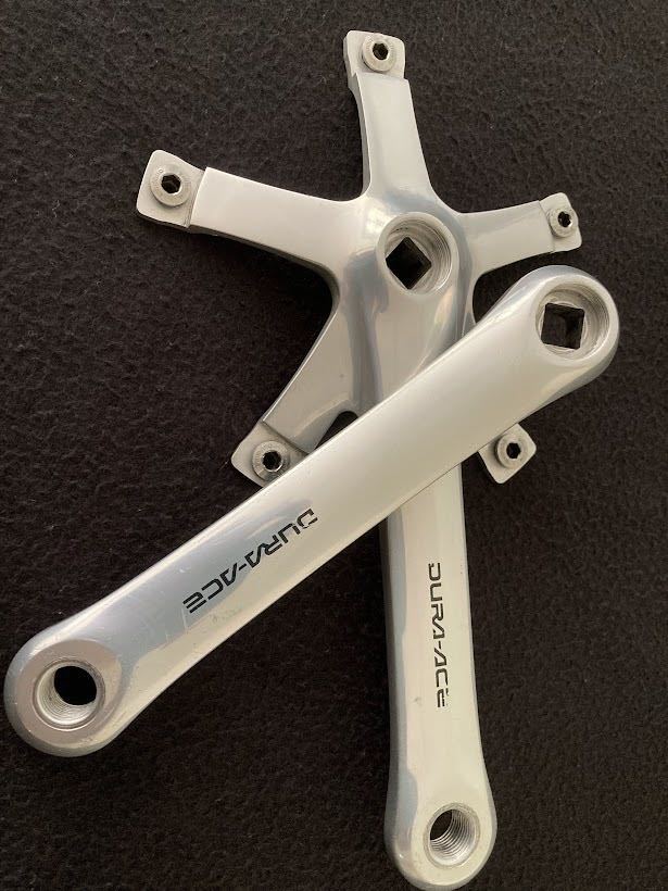 njsクランク167.5ミリ 競輪 NJS認定 ピスト shimano【DURA-ACE】 クランク167.5mm PCD144