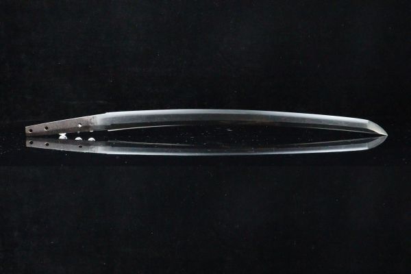 時代武具 脇差 無銘 43.8cm 直刃 肌物 美刃紋 白鞘 刀剣 武具[5469ww] 刀 無銘 室町末期