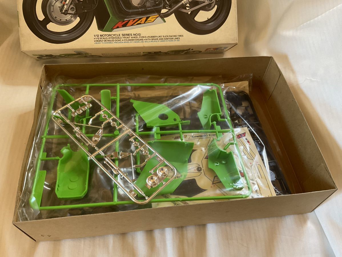 TAMIYA Kawasaki KR1000F耐久レーサー　小鹿　田宮模型　カワサキ　1/12オートバイシリーズNO.12 未組立_4