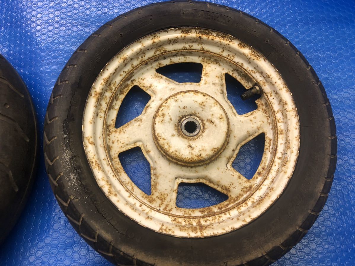 し*☆様 DJ1R　手裏剣ホイール　フロント ホンダ DJ1-R 手裏剣 ホイールセット 希少 当時物 手裏剣ホイール DJ