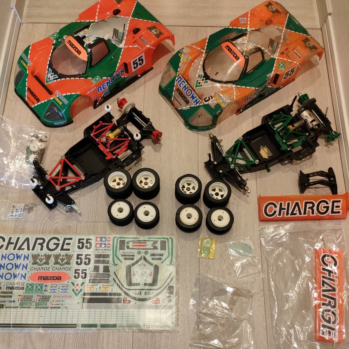 タミヤ TAMIYA rc ラジコン マツダ 787b 2台セット ステッカー