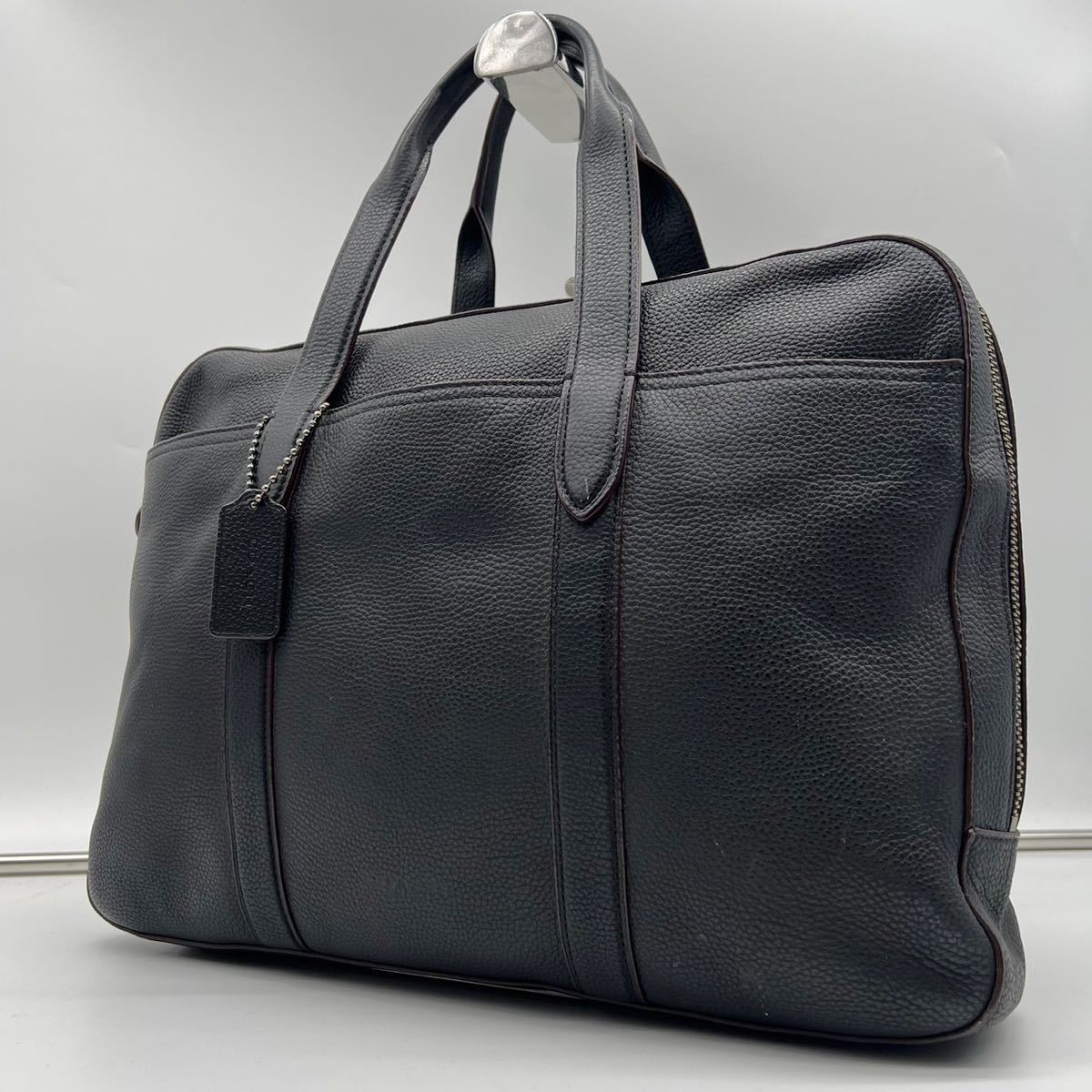 超美品 COACH コーチ 2way ビジネスバッグ ハンドバッグ ショルダー